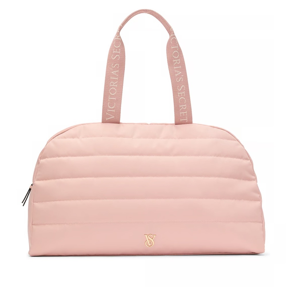 Nwt Victoria's Secret Pink Quilted Duffle Bag